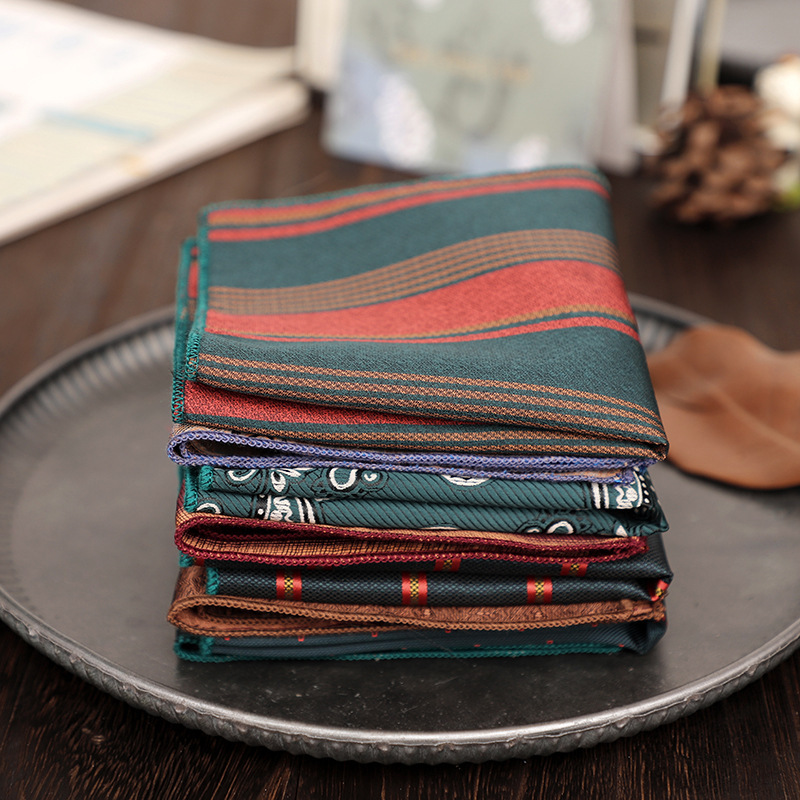 メンズフラワーシルクスクエアハンカチ,韓国ファッション,カシミアブラウン,紳士服,タキシード,ハンキーギフト,23cm,新品