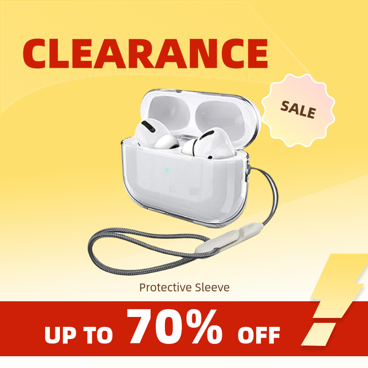 Clearance_Clear Case For AirPods Pro2 4 3 2 1 Pro Transparent Soft TPU Wirelsss Headphone Protective Cover For AirPods Pro 2 Ear