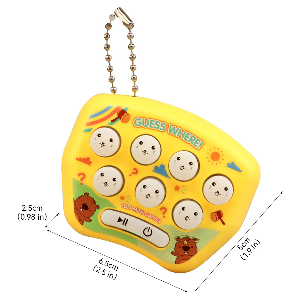 Mini Draagbare Handheld Interactieve Geheugenspelconsole Voor Kinderen Stressverlichting En Puzzel Cartoon Verlicht Speelgoed