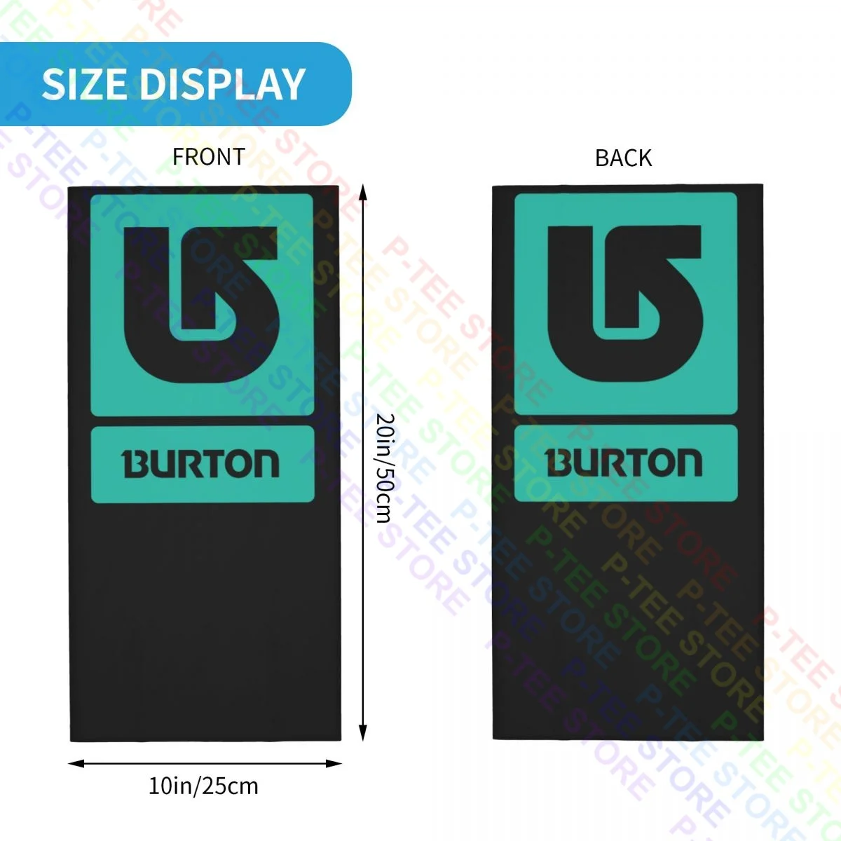 BURTON Corp ผ้าพันคอผ้าพันคอคลุมหน้ากันฝุ่นสำหรับหน้ากากปิดหน้าเล่นสกี
