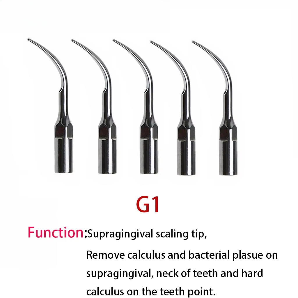 5 sztuk/paczka końcówki skaleru dentystycznego końcówka skaleru ultradźwiękowego Fit EMS dzięcioł Dental skaler ultradźwiękowy końcówka skalująca instrument dentystyczny
