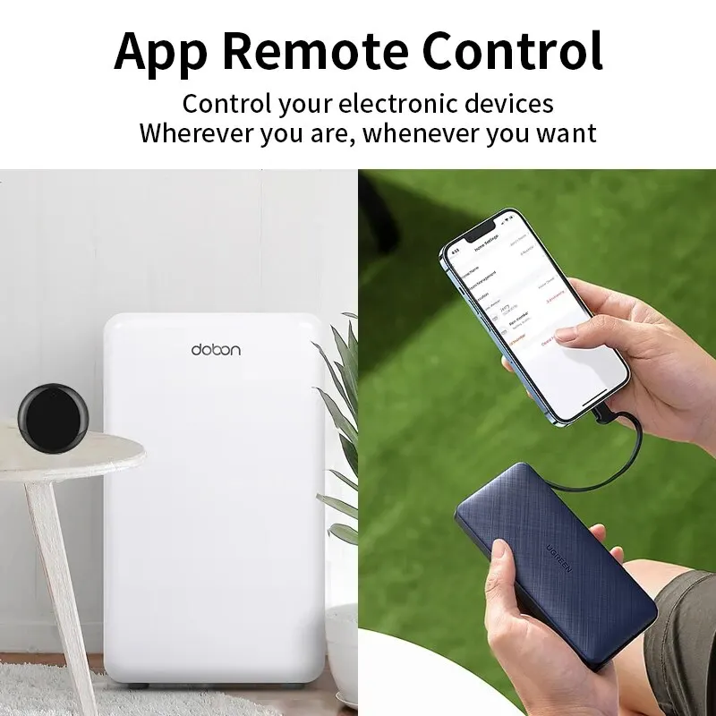 TNCE-Control remoto Universal para el hogar, dispositivo inteligente con WiFi, IR, infrarrojo, funciona con Alexa y Google Home