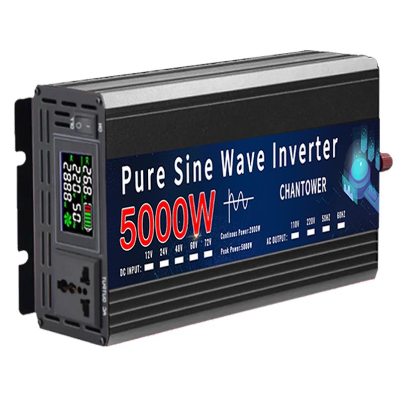 Inversor de onda sinusoidal pura 12V 220V 24V 110V 2000W 3000W 4000W 5000W CC a CA convertidor de voltaje de energía portátil inversor Solar de coche