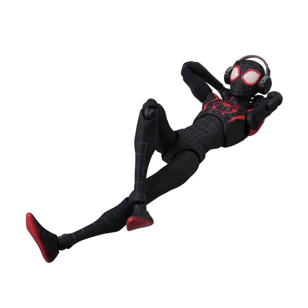 Spiderman: Into the Spider-Verse Miles Morales figura de acción modelo Peter Parker Miles estatuilla juguetes muñeca para niños regalo de juguete