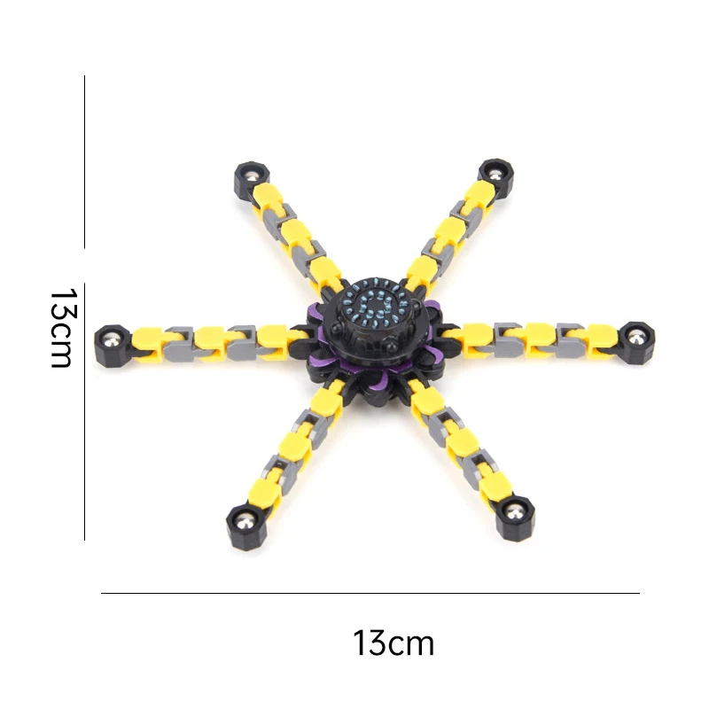 เด็ก Deformed Fidget Spinner Chain ของเล่นเด็กความต้านทาน Hand Spinner Vent ของเล่นผู้ใหญ่ของขวัญ