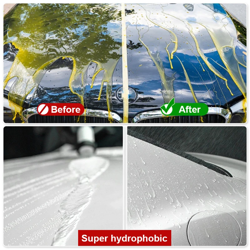 3 ใน 1 รถเซรามิค NANO Coating Liquid Coatin NANO Crystal Hydrophobic Layer ขัดสีตัวแทนรถภาษาโปลิชคํา Nanos เคลือบ