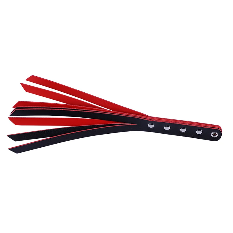 PU หนัง Paddle Slapper แส้สําหรับม้าการฝึกอบรมเพิ่มความเจ็บปวดการฝึกอบรมขี่ม้าแส้ขี่ม้าพืช
