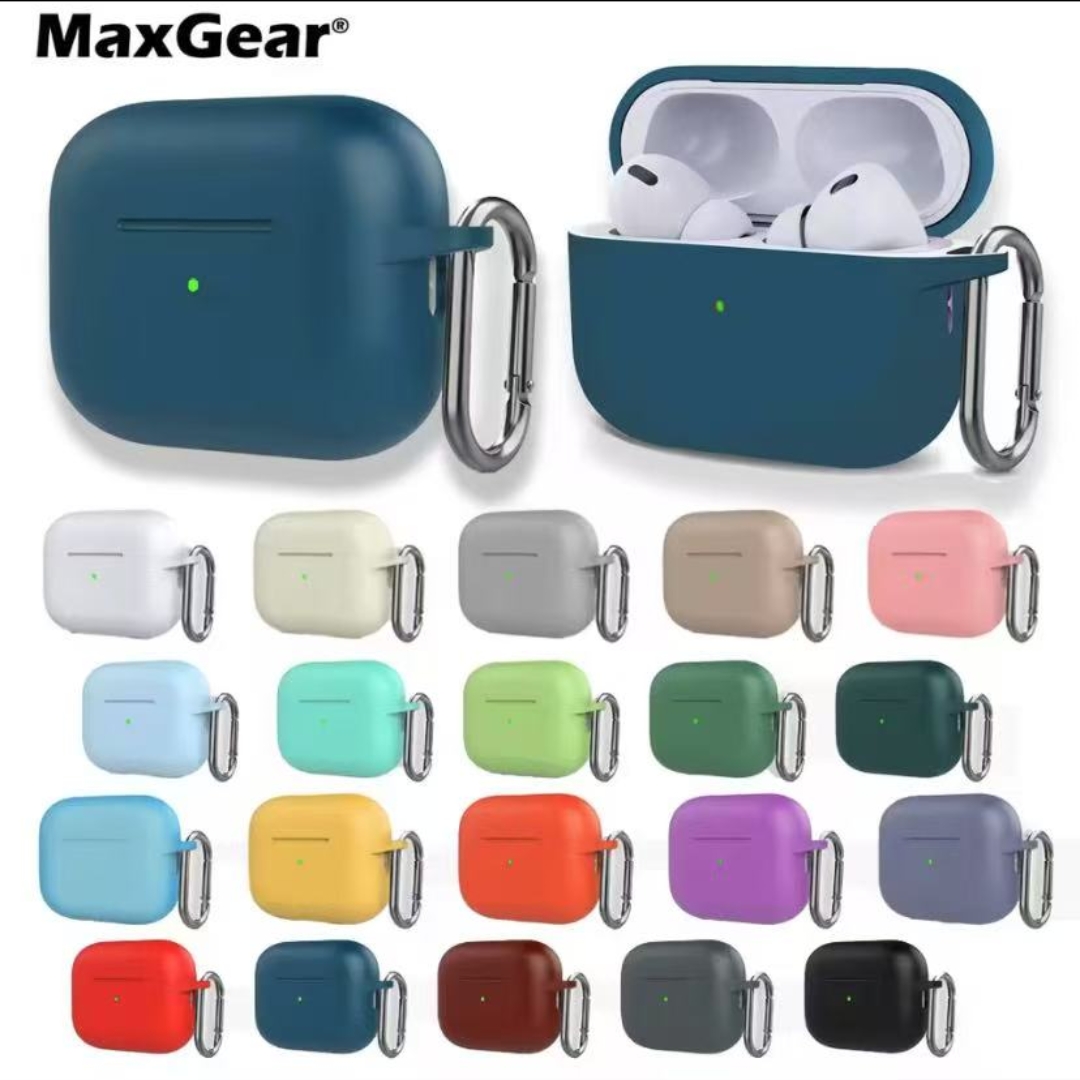Funda de silicona para AirPods Pro2, funda para auriculares para AirPods Pro 2, fundas de segunda generación, funda protectora para auriculares con gancho