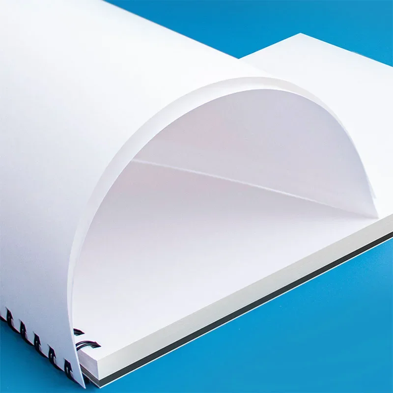 A4/A5 50 Tờ Dày Giấy Sketchbook Sinh Viên Nghệ Thuật Tranh Bút Đánh Dấu Cuộn Dây Này Đồ Dùng Học Tập