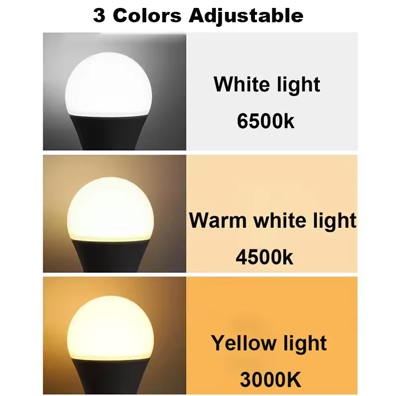 5W Led Camp Light Usb Emergency Bulb 3 Color Dimmable Hanging Tent Lamp for Work BBQ Fishing Repair Out Door Camping Equipment