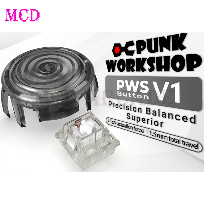 Punk Workshop Mini HitBox SOCD Fighting Stick Controller Механическая кнопка для ПК/Android/переключателя/PS4 Аркада 2023, новейшая