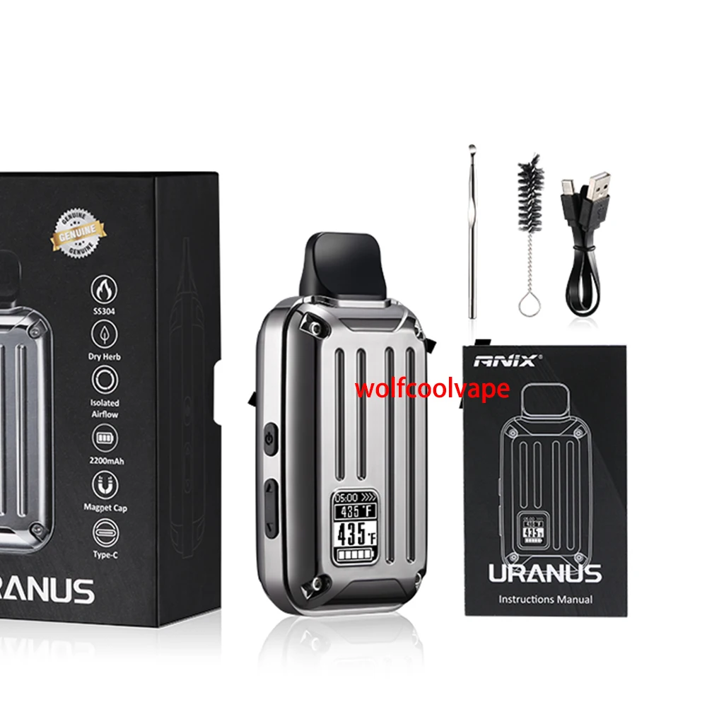 Boquillas secas para vaporizador de hierbas secas ANIX Urano Vape Pen boquillas con punta de goteo