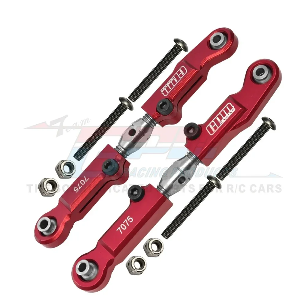 GPM joran dasi lengan atas belakang baja tahan karat AR330214 + AR330230 untuk ARRMA 1/7 FELONY INFRACTION LIMITLESS V2 1/8 TYPHON 6S