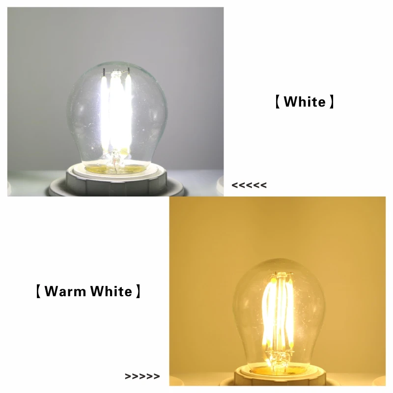 Lâmpada led retrô edison e14 e27 ac 220v 2w 4 6 8 lâmpada de vidro vintage c35 g45 a60 st64 g80 g95 g125 luz de filamento led decoração de casa