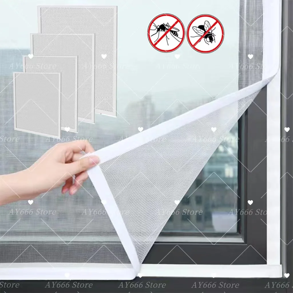 Customized Mosquito Nets for Window anti-mosquito window screens Mesh Anti Insect Air Tulle Fiberglass Mosquitoes Protection