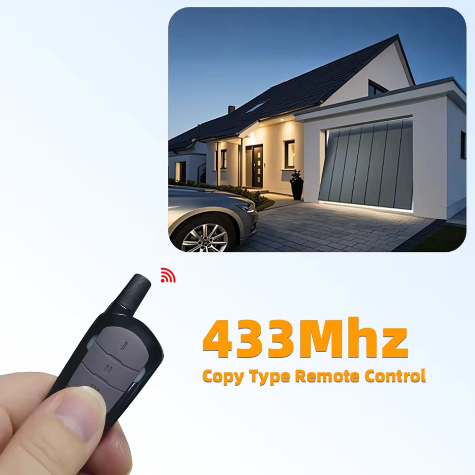Garage Remote Control Duplicator 433mhz Gate Door Commands Opener Electric Rolling Code Clone Access Portal Fixed Cod