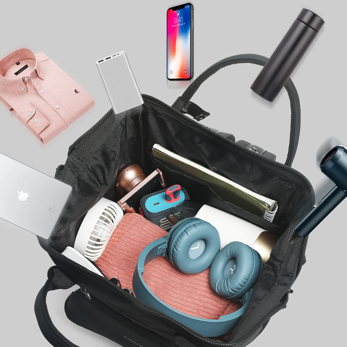 Tigernu 新しいレディースカジュアルバックパック女性のための防滴 TPU 旅行キャンプ女性ハンドバッグ軽量ハイキングスクールバックパック