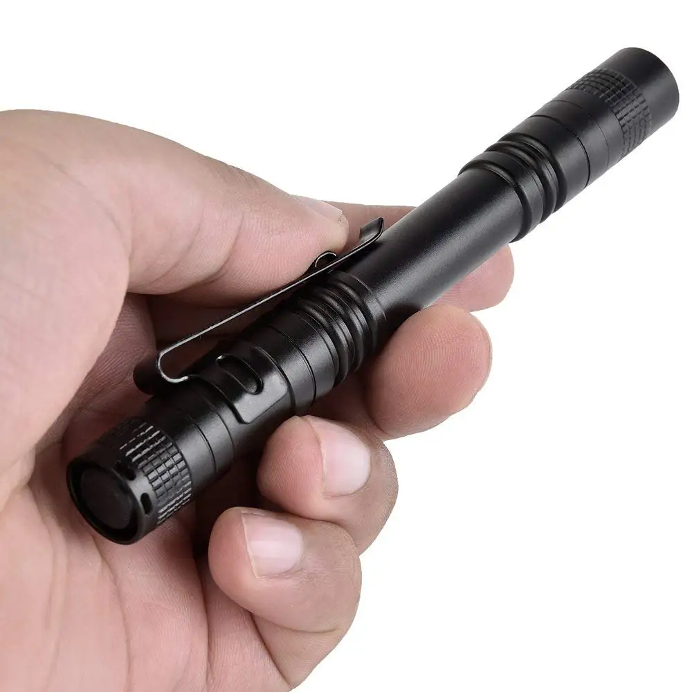 ZK30 1000LM XPE-R3 Mini linterna con bolígrafo linterna LED linterna táctica con Clip Linterna de bolsillo (13,3 CM)
