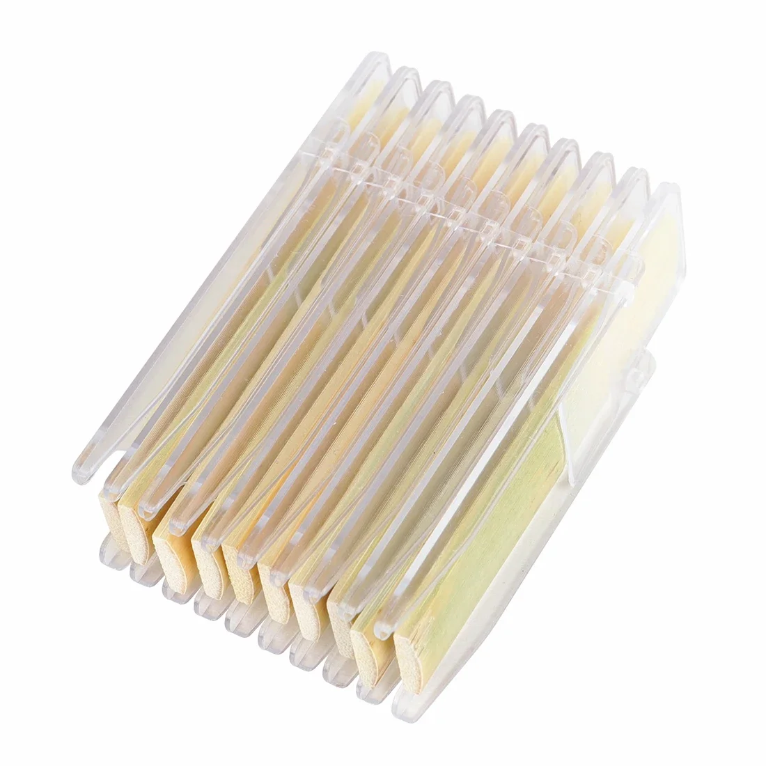 10ชิ้นปี่ชวาไม้อุปกรณ์เสริมและชิ้นส่วนกล่องสีฟ้าโซปราโน/อัลโต/เทเนอร์ b แซกโซโฟนแบบแบน