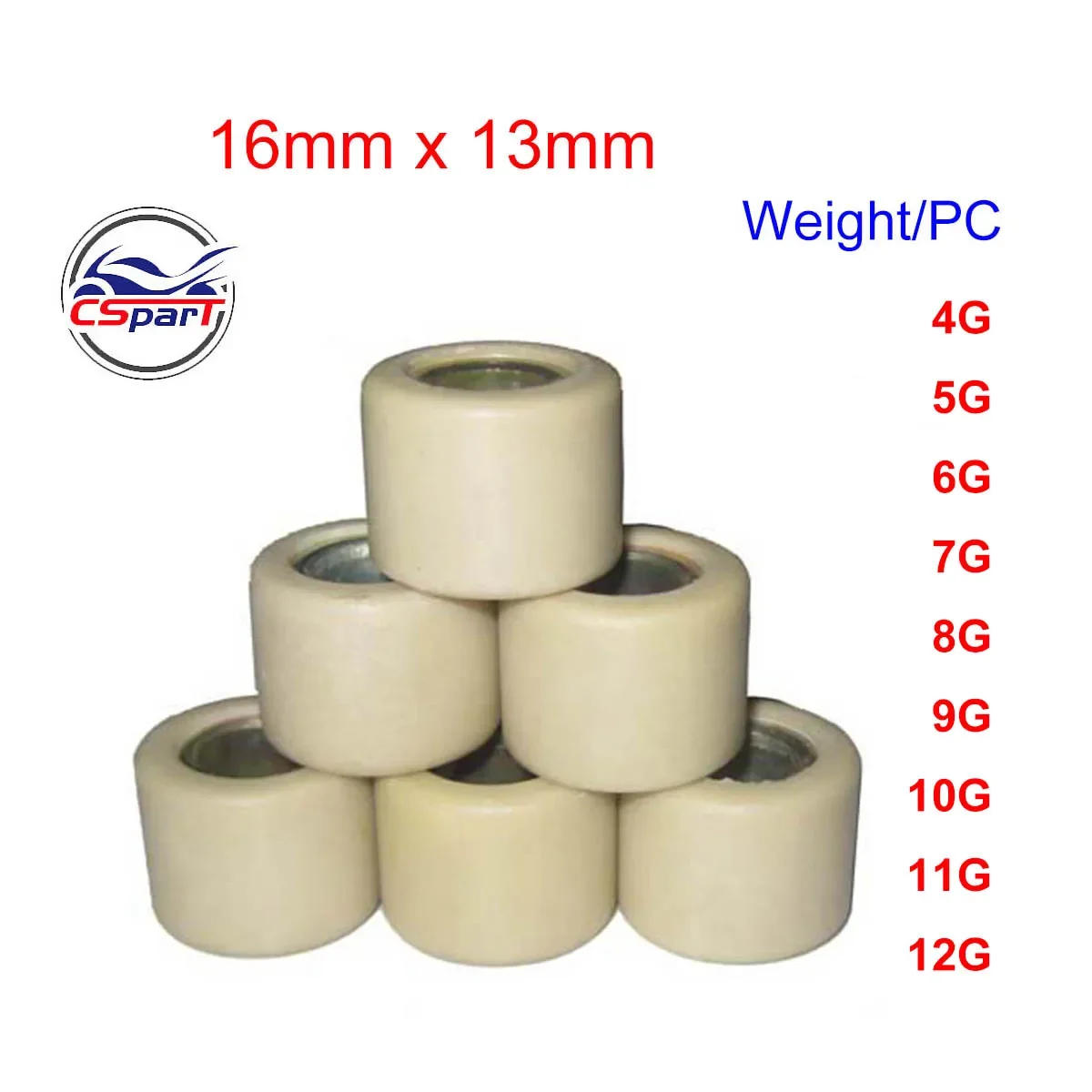 16X13 4G 5G 6G 7G 8G 9G Bộ Thay Đổi Con Lăn GY6 50 50CC 80CC 139QMB Dio R1 100 100CC JR100 Jonway Jmstar Xe Tay Ga Phần Buggy