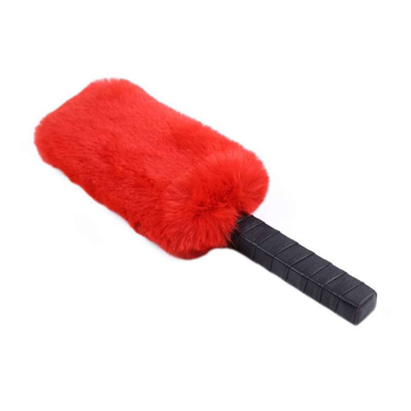 Pá de pelúcia grossa para equitação, Flogger grosso, Chicotes de cavalo, Spikes, Pá espancada grossa, 12cm de largura