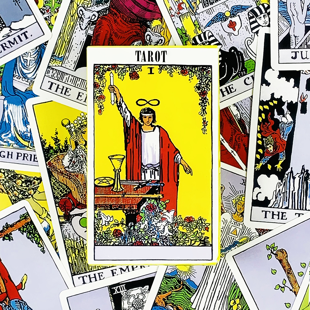 Carte de Tarot classique A 78 pièces, Version anglaise, prédiction, jeu de société de Divination, jeux de vacances, cadeaux d'halloween et de noël