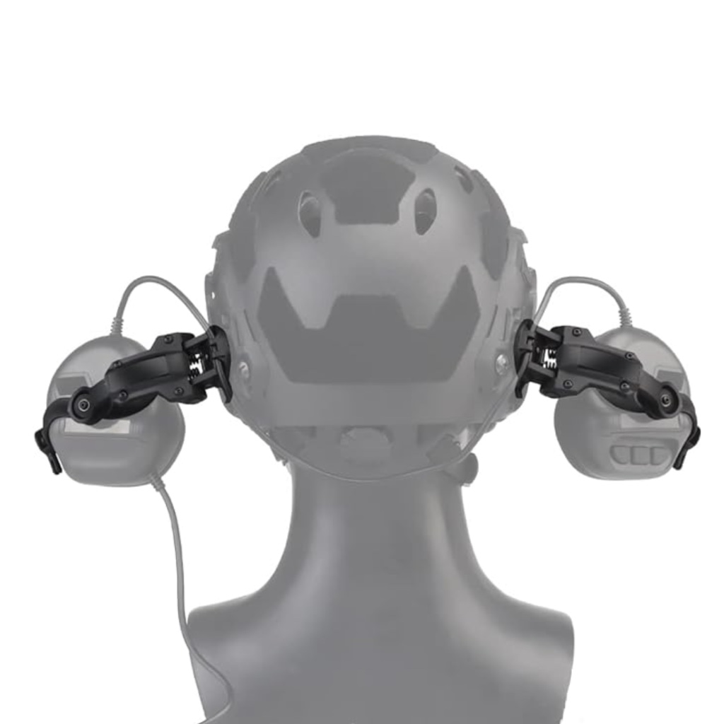 ARC Track หมวกกันน็อคยุทธวิธีป้องกัน Earcup Adapter, หลายมุมหมุน OPS Core ARC และ Wendy M-LOK ทีม Track Adapter