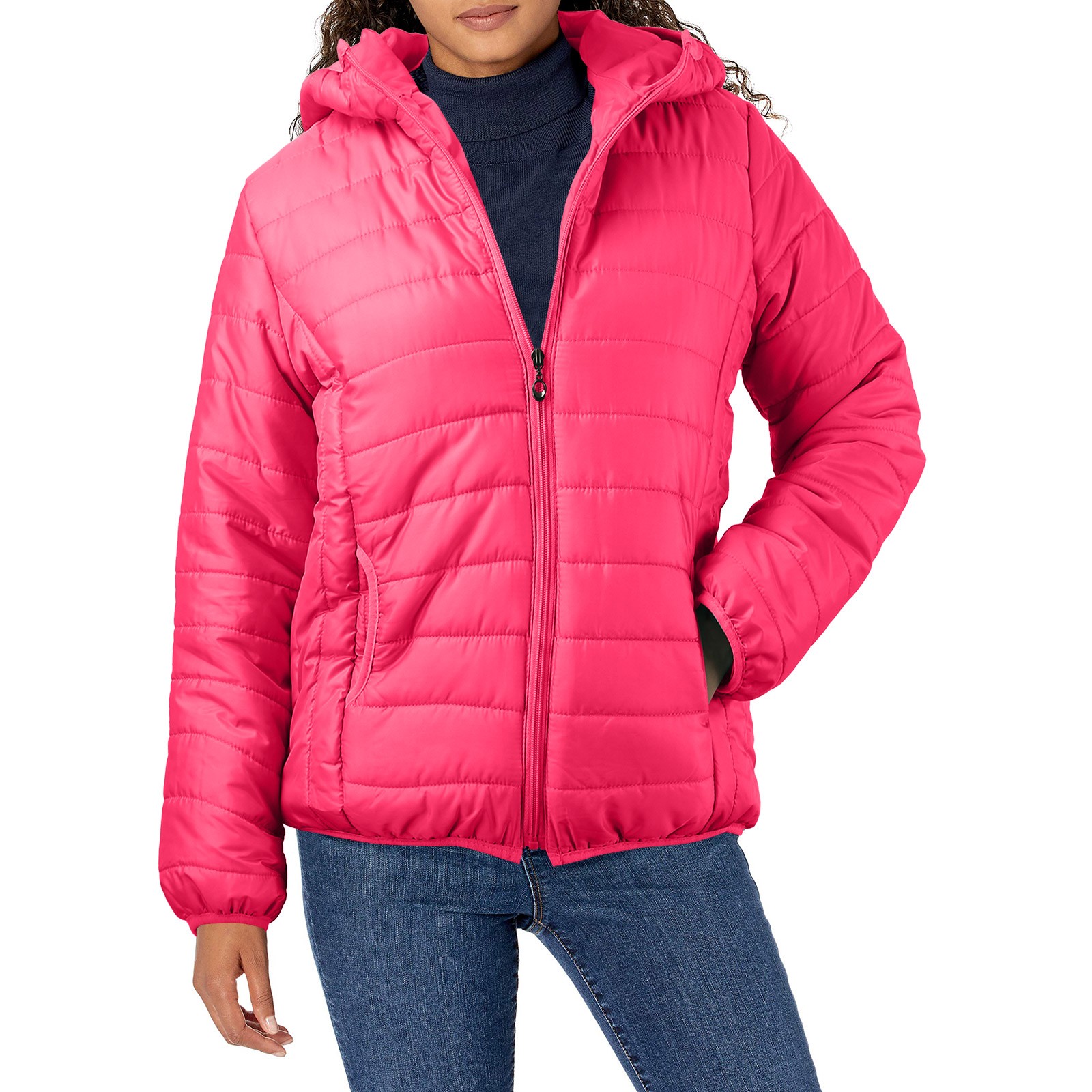 Lightweight Padded Autumn Winter Jackets Women's Jackets Hooded Ultralight Quilted puffer Solid Coat for Warm Duck Down Coat