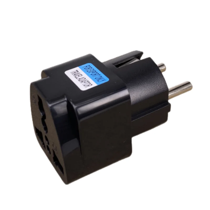 1 Uds. Adaptador de enchufe Universal de la UE internacional AU UK US a UE Euro KR adaptador de viaje convertidor de enchufe eléctrico toma de corriente