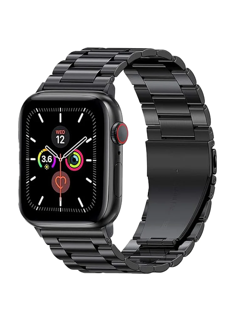Cinturini mentali per cinturino Apple Watch 45mm 44mm 49mm 42mm 41mm 40mm 38mm cinturino in acciaio inossidabile per cinturino iWatch serie 9 8 7 SE