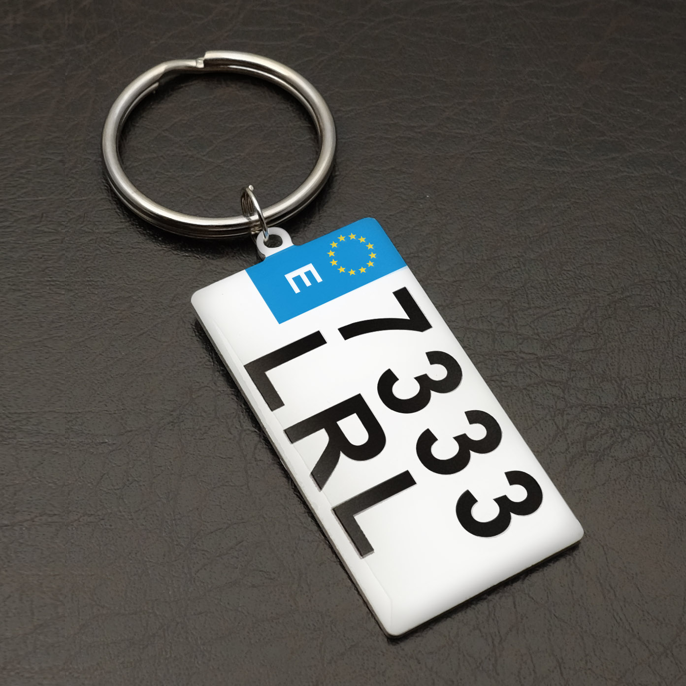 Custom Number Plate Keychain Car Number Plate Keychain Car Number Key Ring Personalized Gift for Him Anti-lost Gift for Driver