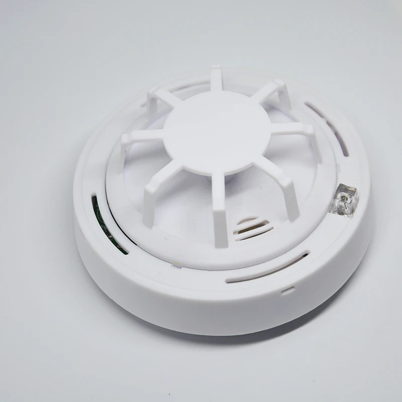 1pcs 9-12Vdc Indoor Ceiling Wired Heat Detector NC/NO Relay Output Signal Optional Fire Alarm Sensor For Home Security
