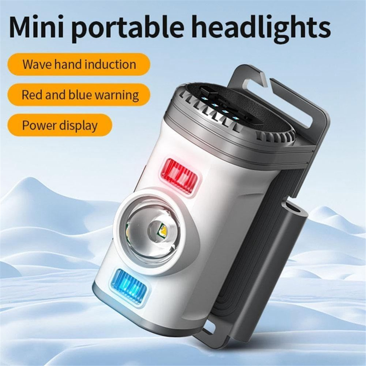 A72P LED เซนเซอร์หมวกคลิปโคมไฟกันน้ําแบบชาร์จไฟได้ตกปลาค้นหา Camping Light Night ไฟฉาย