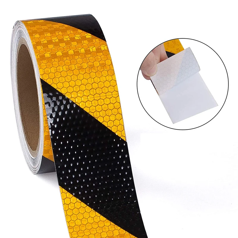 5cmx10m Reflective Tape Stickers Car Styling Self Adhesive Warning Safety Tape Automobiles Reflective Film