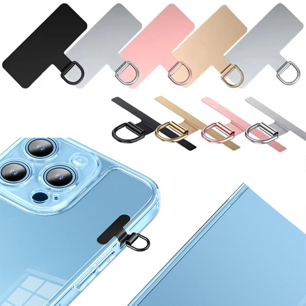 Ультратонкий ремешок для телефона, металлический ремешок для защиты от падения, зажим для ремешка для телефона, нашивка с защитой от потери, ремешок с фиксированной прокладкой для мобильного телефона