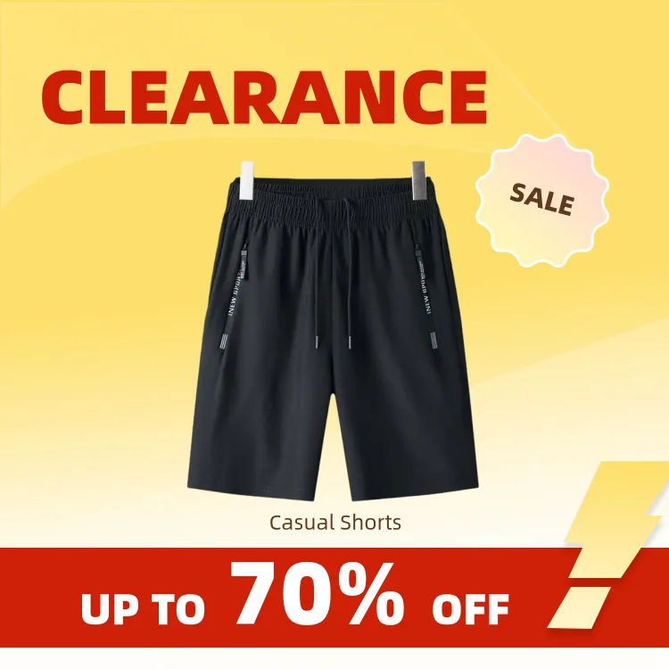 Clearance_Ice Silk Pants Herren-Shorts, Sommer-Shorts für den Schulanfang, dünne Viertelhose, lockere Größe, schnell trocknende Hose, erhältlich in Schwarz