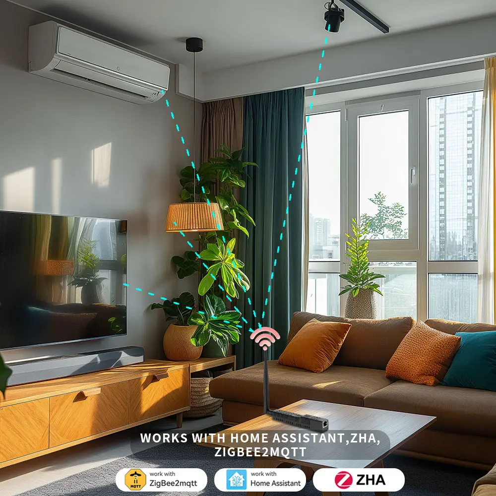 Adaptador USB y WiFi sin soporte PoE.,SMLIGHT SLZB-06-A Zigbee 3.0 a Ethernet, funciona con Zigbee2MQTT, Home Assistant, ZHA