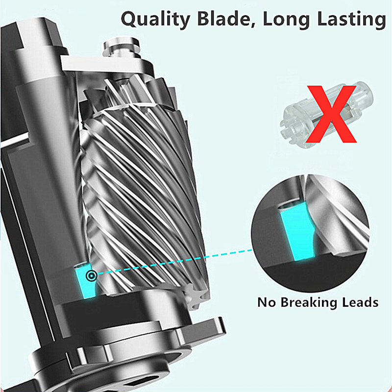 DELI Rotary Pencil Sharpener Jumbo Pencil Cutter Knife Gift Camera Smooth Sharpening Tools School Supplies