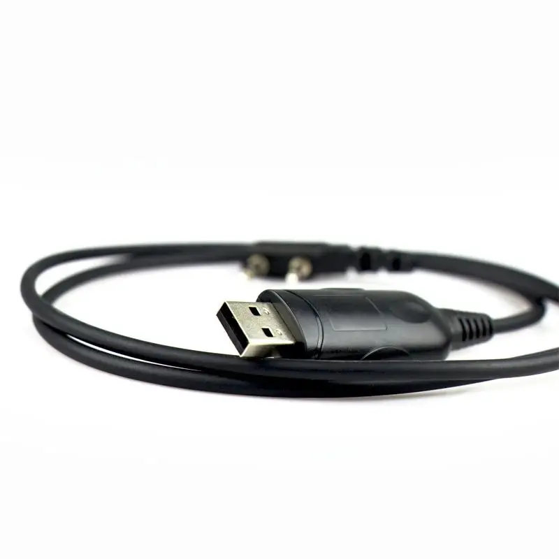 KSUT BaoFeng Walkie Talkie, двухсторонний Кабель для программирования радио, 2-контактный K-тип, универсальный кабель для программирования радиостанций