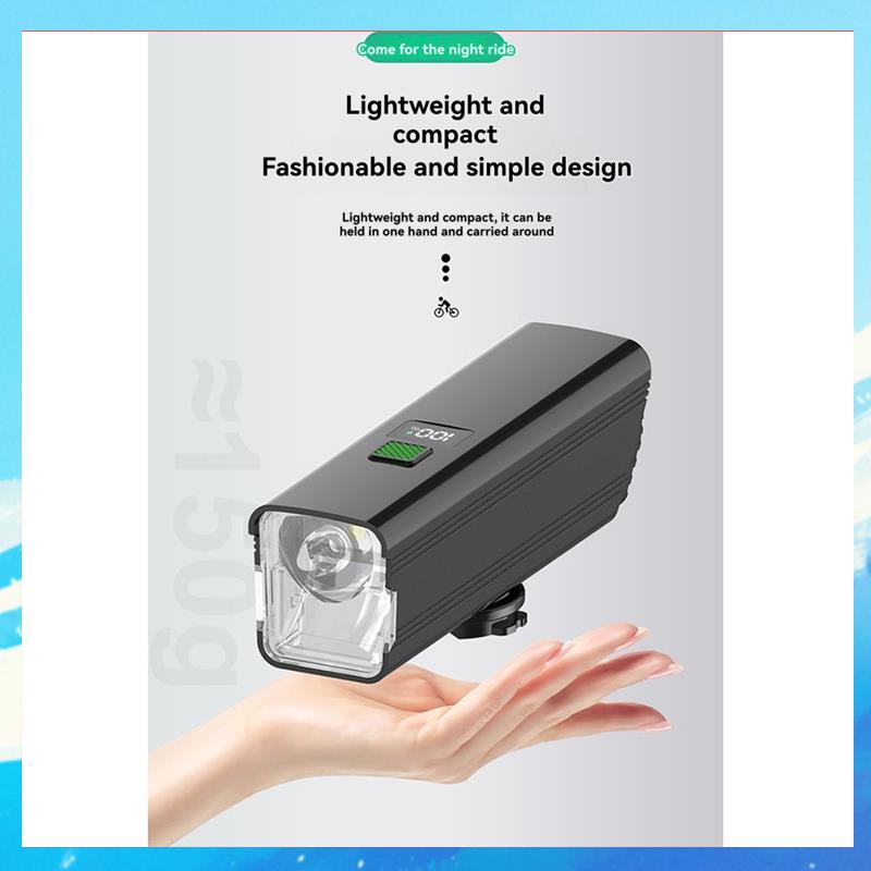 Велосипедные фонари Ночные фонари с высоким и низким переключателем 800 люмен USB-C с зарядкой для велосипедистов и компьютеров-[A49T]