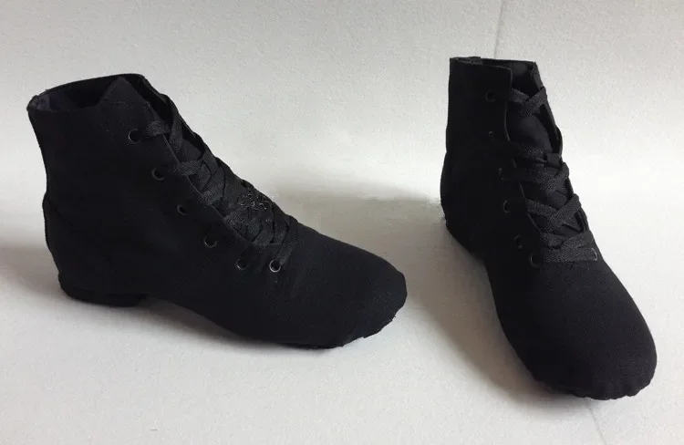 High Top Desinger Ballet Dance Shoe Split Heels Sole Shoe Black Red White Men Women Boys Girls Canvas Jazz Shoes