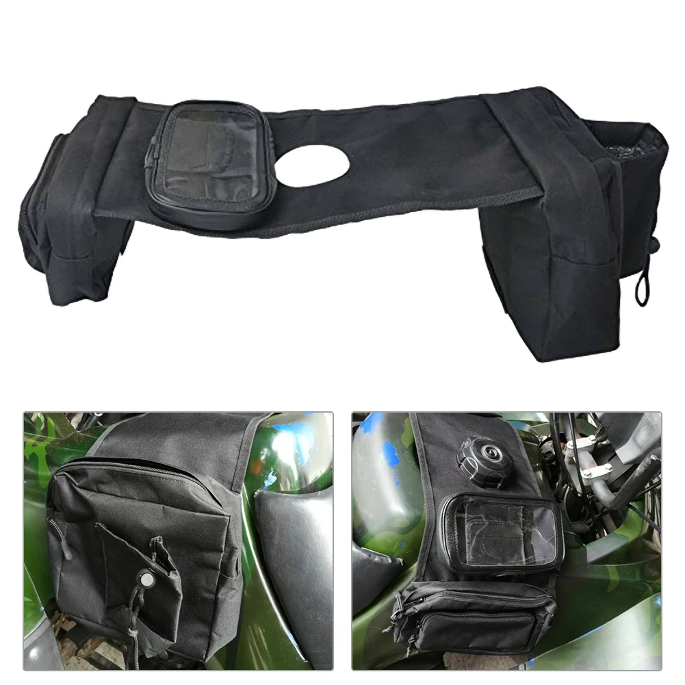 Bolsa para tanque de combustível de motocicletas atv, compatível com polaris 570 xplorer 42 sportsman para kawasaki 360 e yamaha 400cc quad