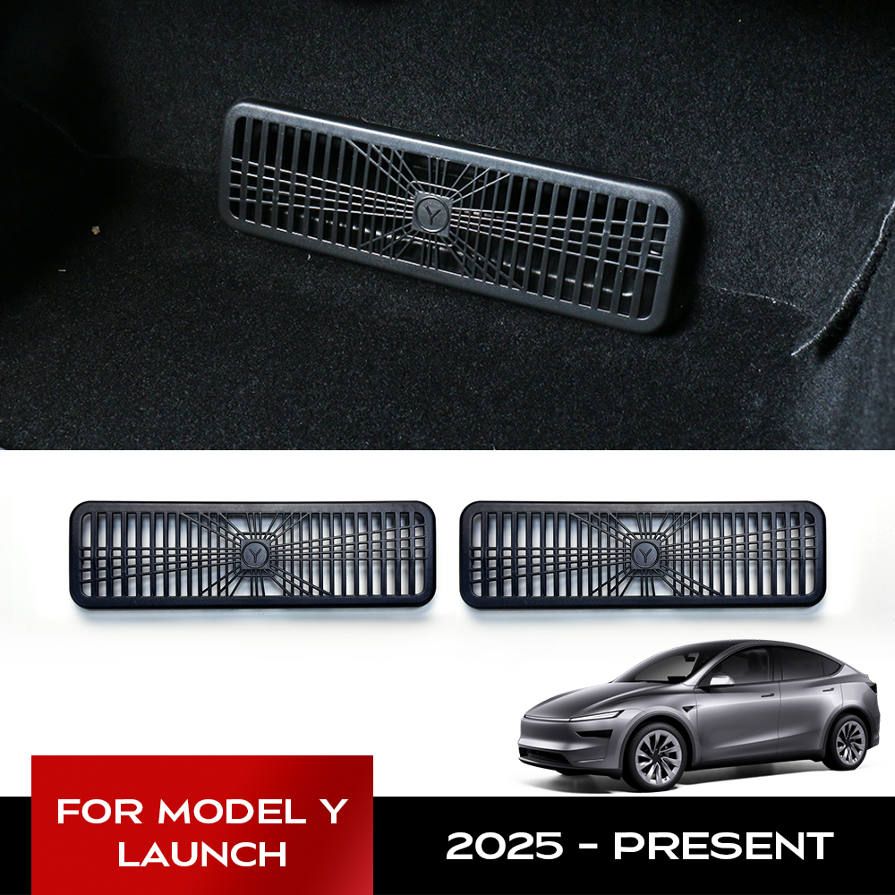 Для Tesla Model Y 2025 Запуск под сиденьем, защита вентиляционного отверстия, надеть крышку, продажа пар