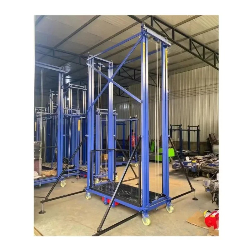 Electric  Mobile Scaffold Siding Scaffolding Work Platform  Scissor Lift  Patent Scaffolding Lift 8 M Mobile Lifting Platform