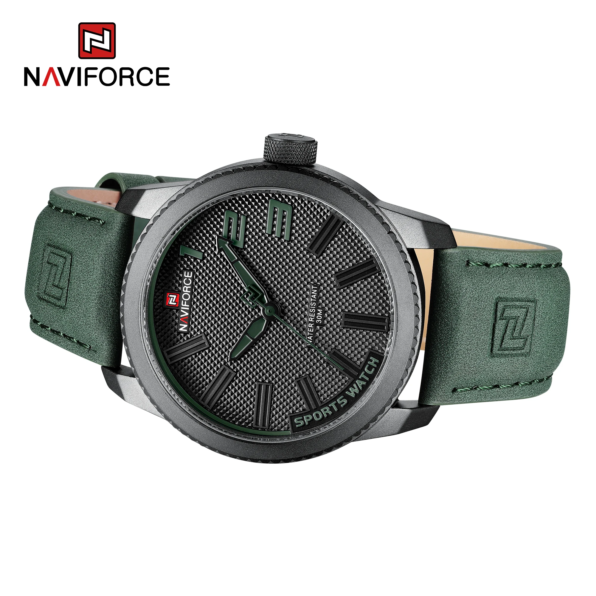 Navi force beliebte männliche Armbanduhr Militärs port stoß feste wasserdichte Leder uhr Männer Mode lässige Uhr Relogio Masculino