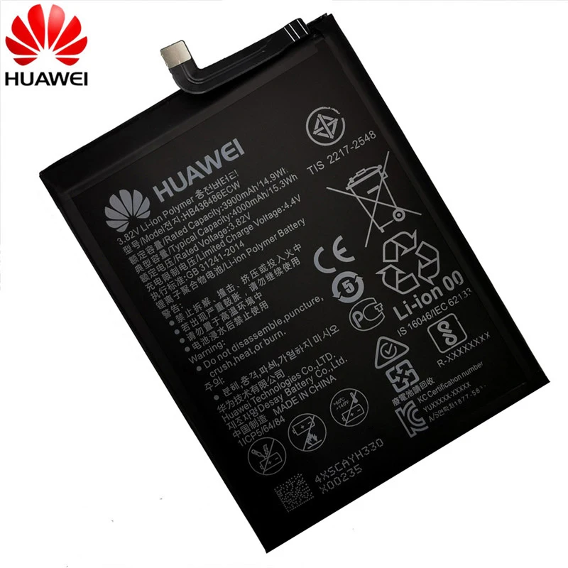 HB 436486 Оригинальный сменный аккумулятор для телефона ECW для Huawei Mate 10/10 Pro/Mate 20/P20 Pro/Honor view20, аккумуляторы 4000 мАч
