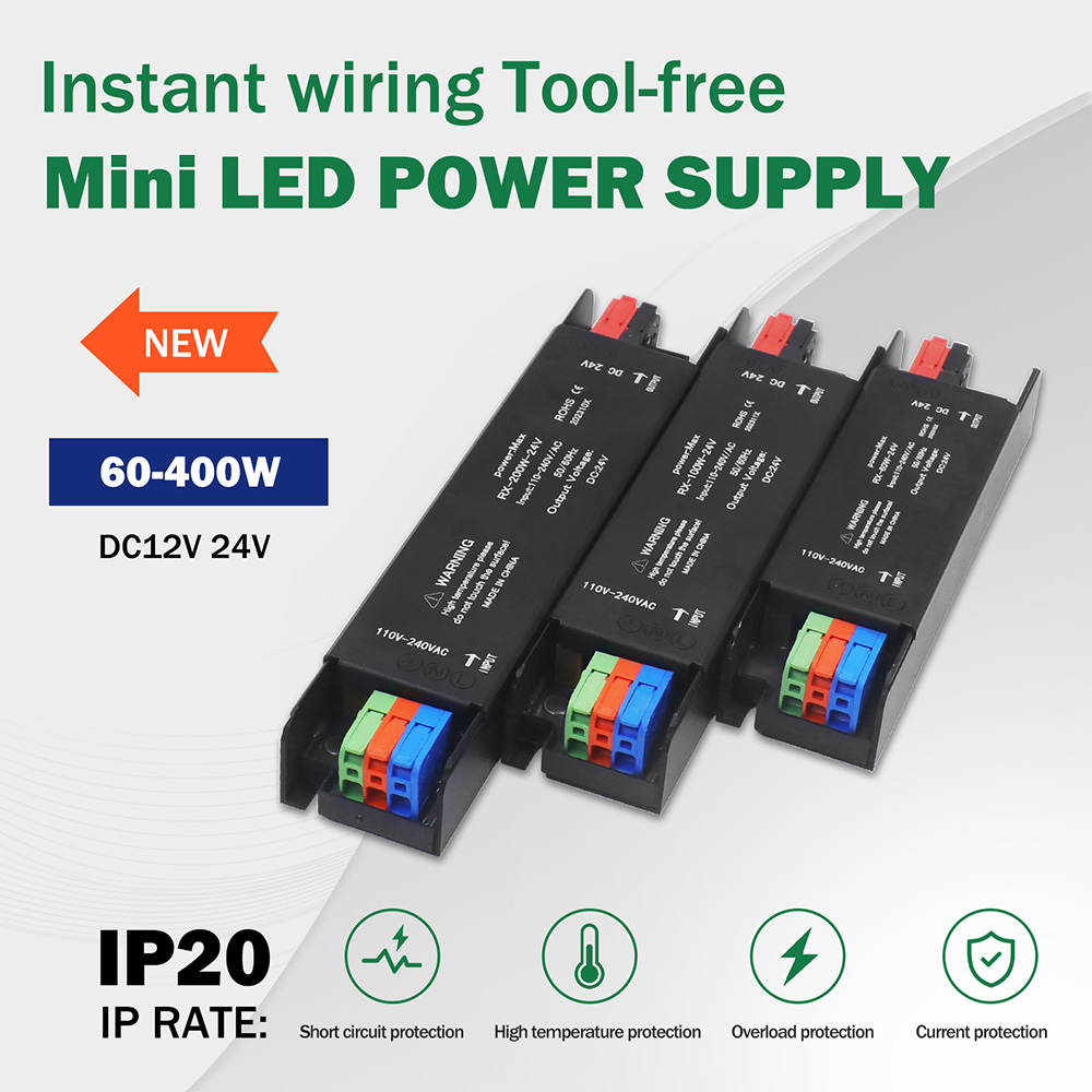 Ultra Thin Lighting Transformers 110V 220V to 12V 24V 60W 100W 200W 300W 400W For CCTV LED Strip Power Supply Adapter Driver