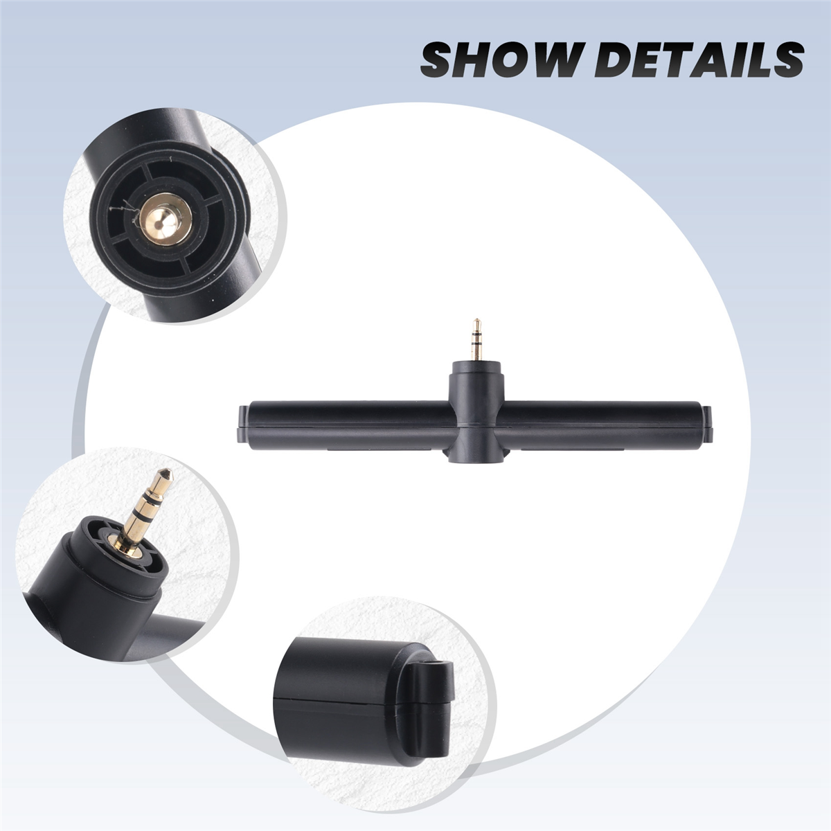 Mais recente antena mw de onda média para rádio HRD-C919 com conector de 3.5mm tipo t antena de onda média e curta