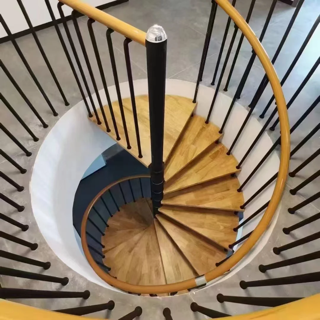 Customizable Spiral Staircase Kit Colors and Styles Indoor Spiral Staircase Kit,Railing Guardrail Railing Spindle Tread Pillar C