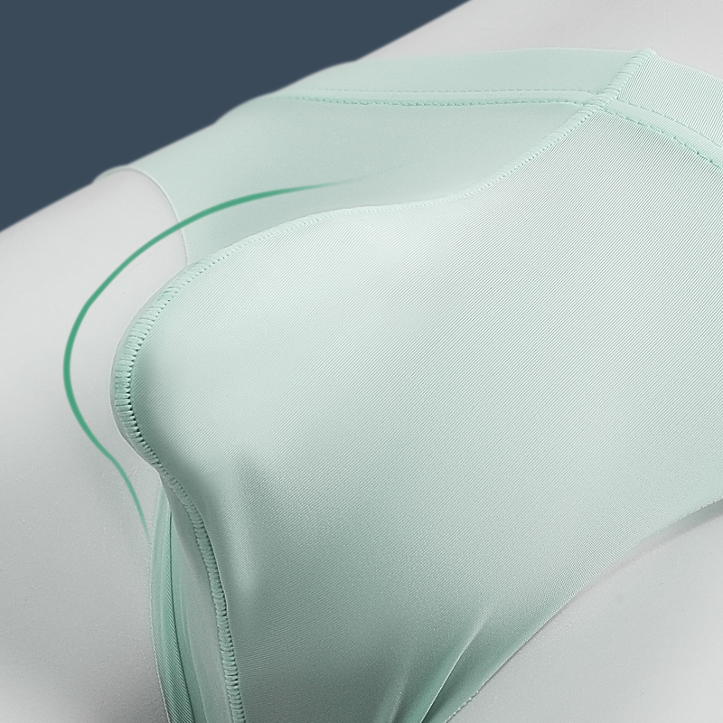 2PCS Unterwäsche, Herren-Sommer-Charme, Eisseide, niedrige Taille, dreieckige Unterhose, Herren-Individualität